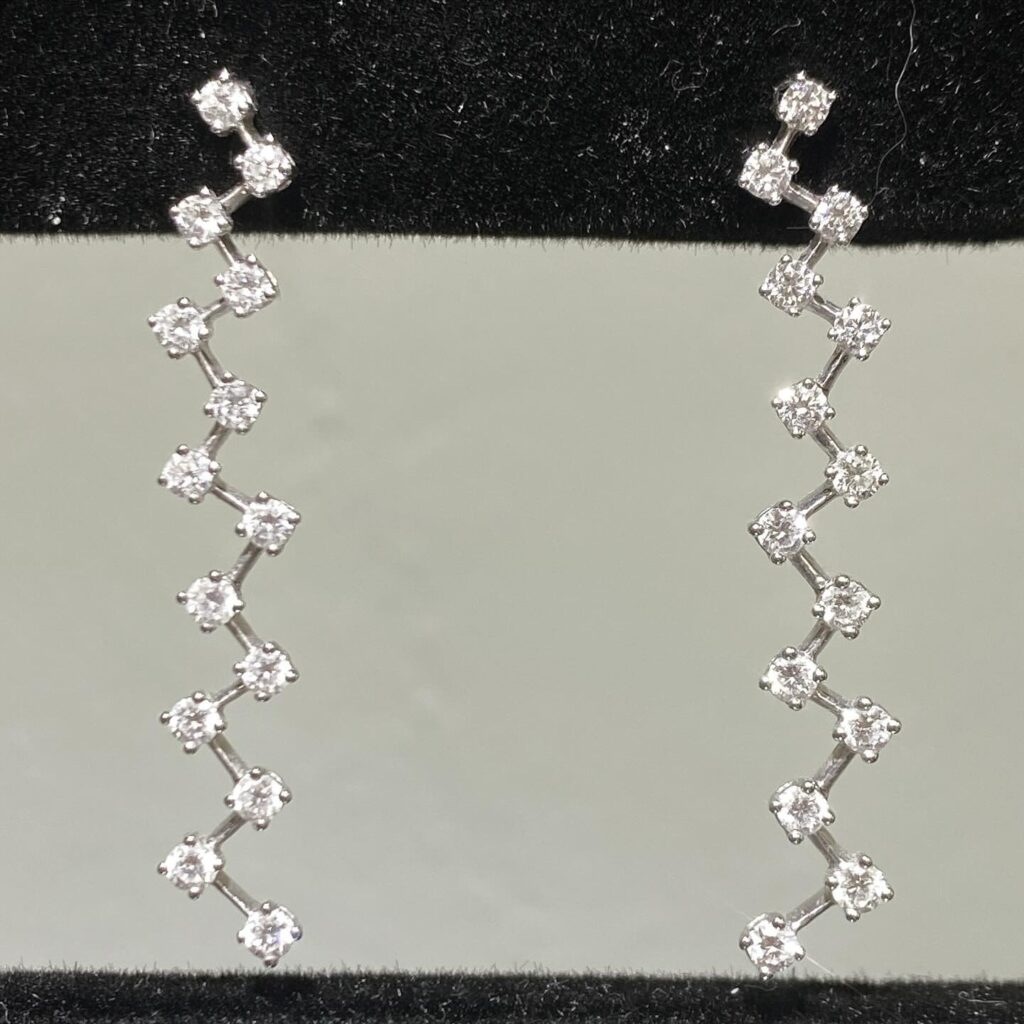 Modern Elegance How to Wear Sleek Diamond Drop Earrings - beje diamonds - wholesale diamond new orleans