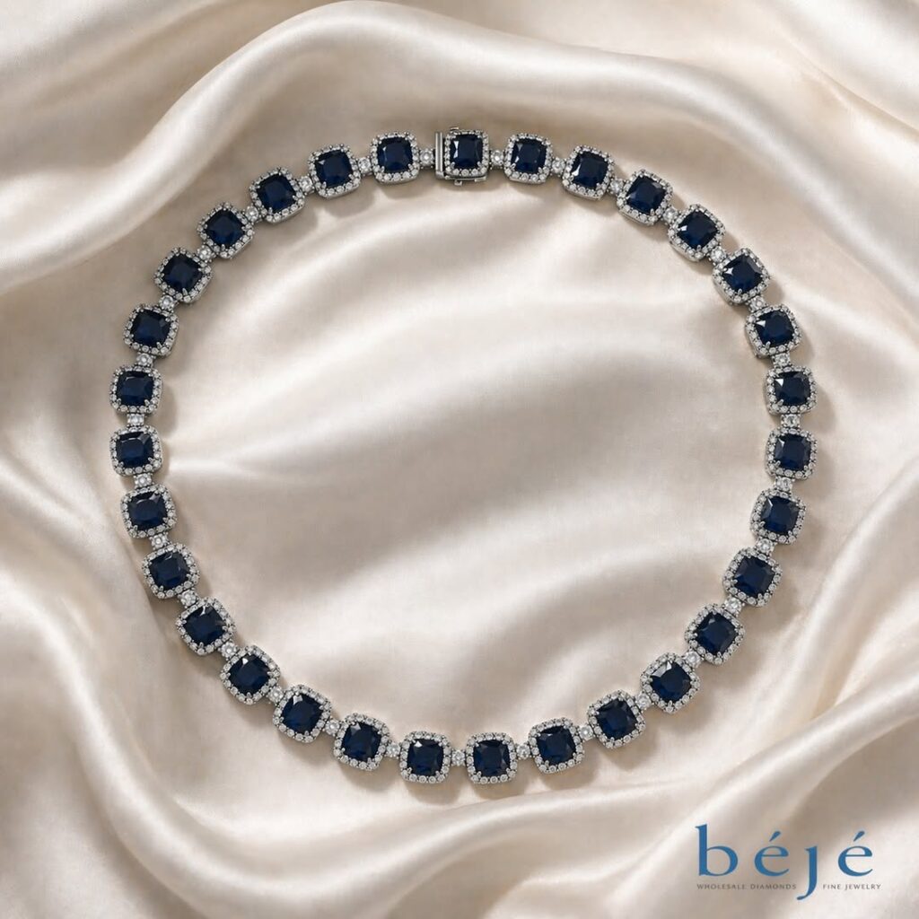 The Sapphire Necklace That Defines Luxury - jewelry store in metairie - beje diamonds