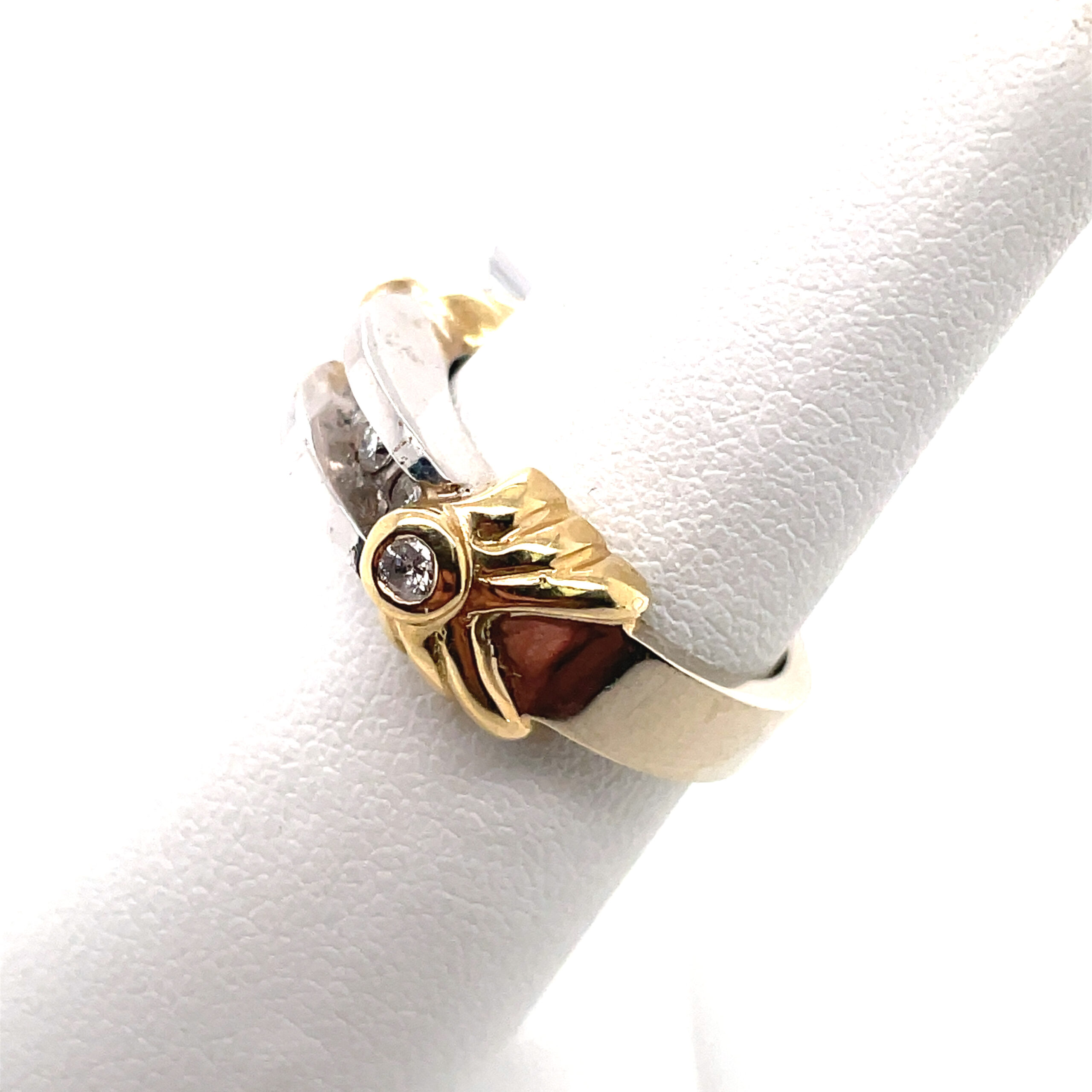 Diamond Band in 14K Two-Tone - Image 2
