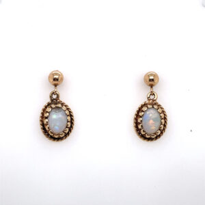 Opal Earrings in 14KYG
