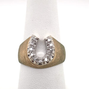 Horseshoe Ring in 10KYG