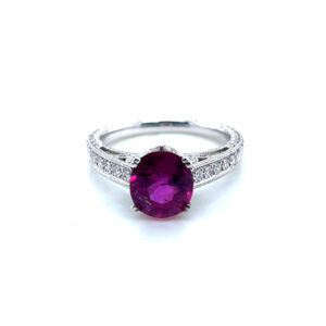 Ruby and Diamond Ring in 18KWG