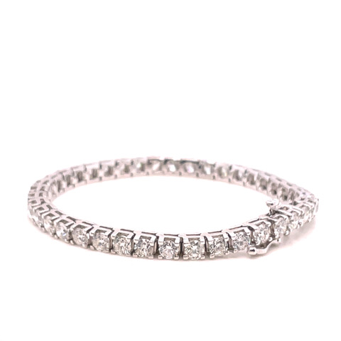 9.88 Carat Diamond Tennis Bracelet in Platinum