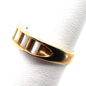 J. Kennedy Cylettes® 1992 Mother of Pearl Ring in 18KYG