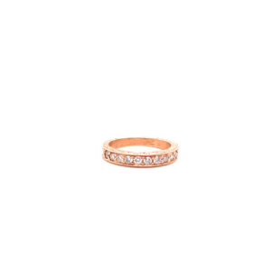 Diamond Band in 14KRG